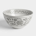 P-B 25 Selene Botanical Motif Ceramic Serving Bowl – 25 cm