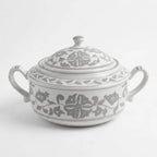 P-B 25 Selene Botanical Motif Ceramic Soup Tureen – 25 cm