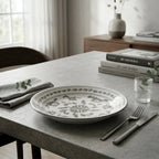 P-B 28 Selene Botanical Motif Round Serving Plate – 28 cm