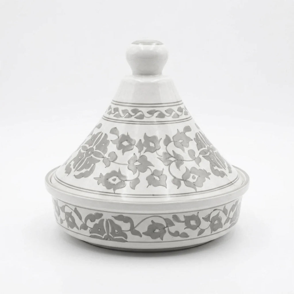 P-B 29 Selene Botanical Motif Ceramic Tagine – 29 cm