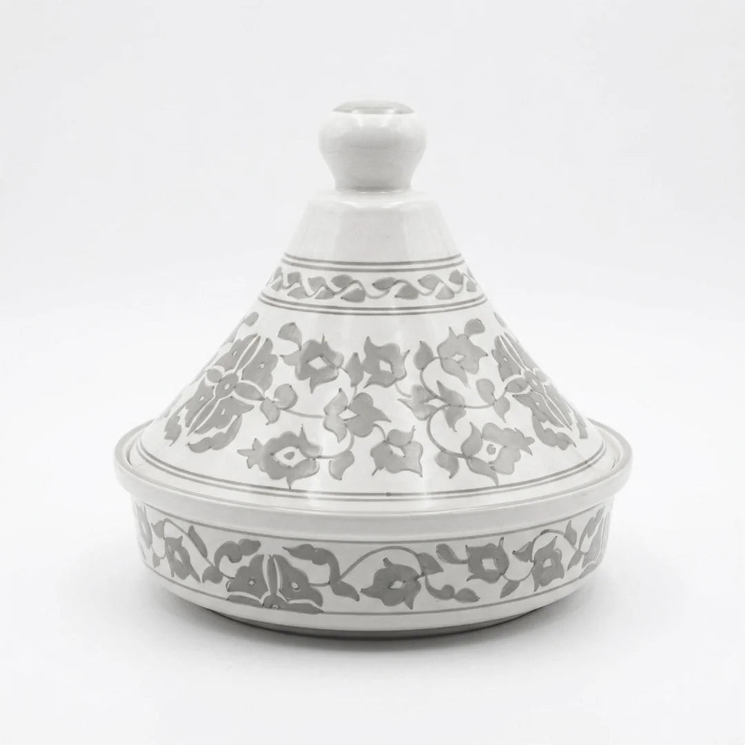 P-B 29 Selene Botanical Motif Ceramic Tagine – 29 cm