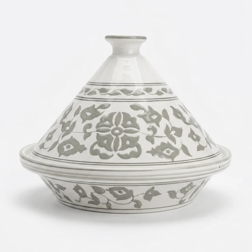 P-B 32 Selene Botanical Motif Ceramic Tagine – 32 cm