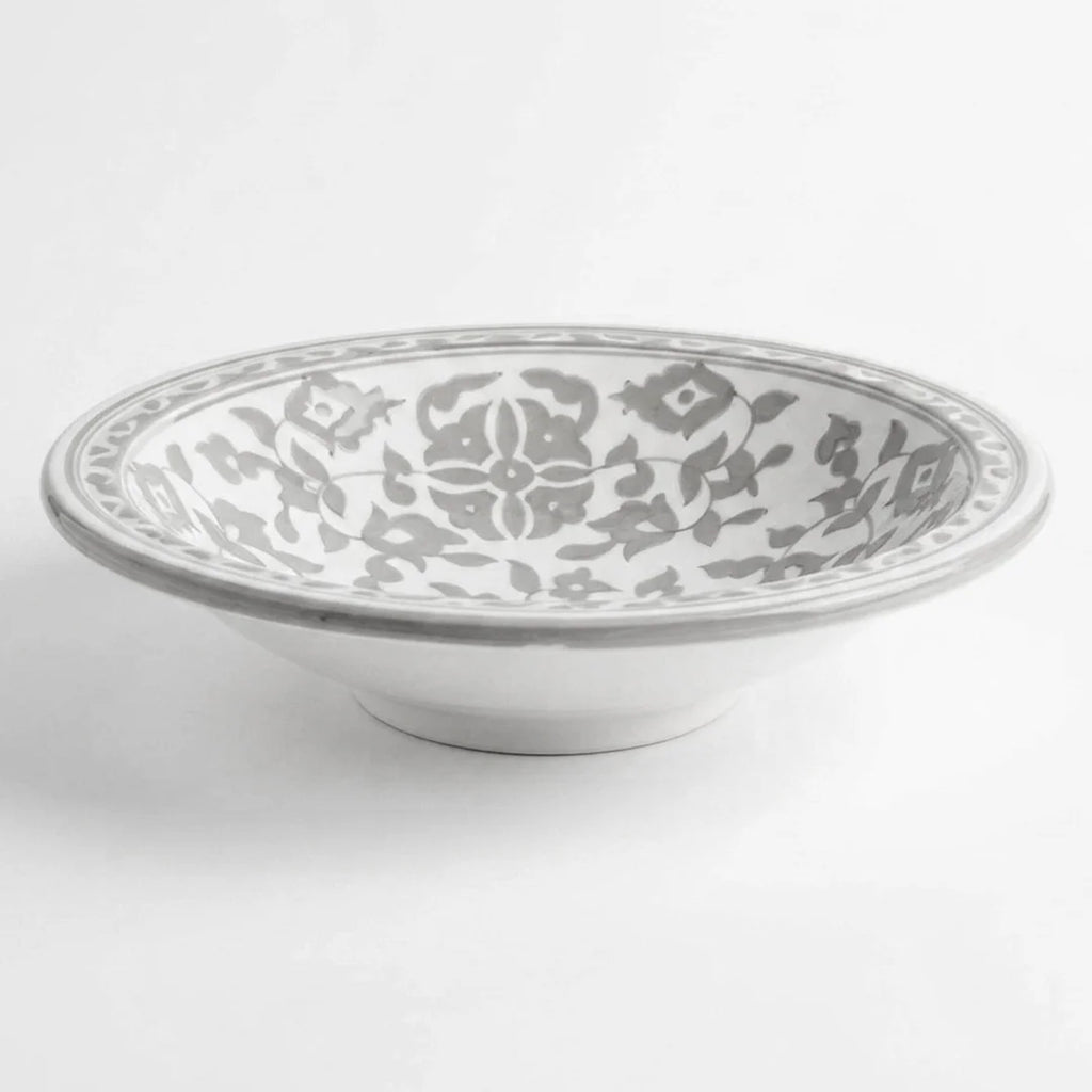 P-B 38 Selene Botanical Motif Footed Serving Platter – 38 cm