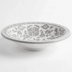 P-B 42 Selene Botanical Motif Footed Serving Platter – 42 cm