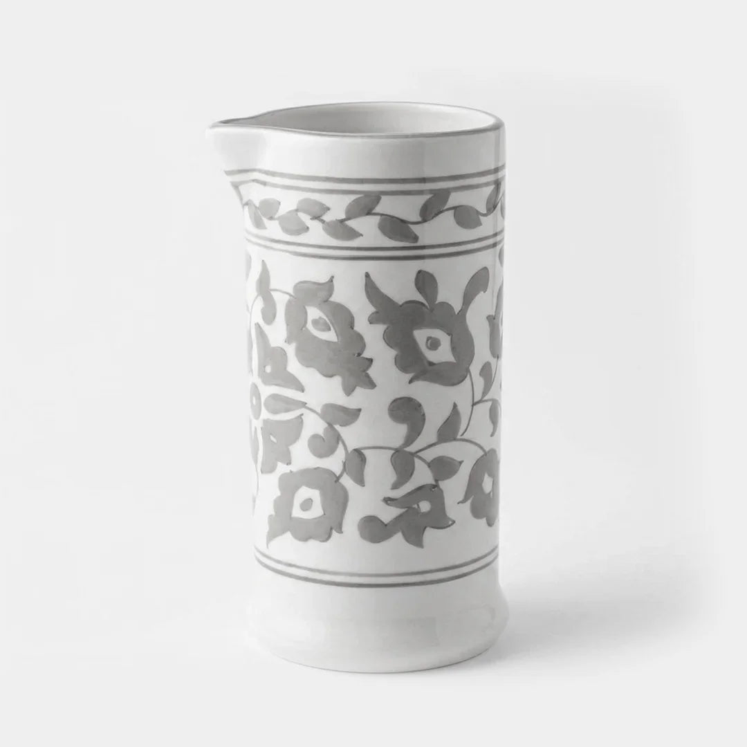 P-B 22 Selene Botanical Motif Ceramic Carafe – 20 cm