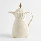 RS-288-06-CF-A01 Rose Arabic Pattern Thermal Flask Cream & Gold 1L