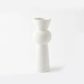 SD578 Ceramic Vase Textured Ivory Decorative Vase