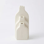 SD695 Ceramic Multi-Layer Vase Ivory 26 cm