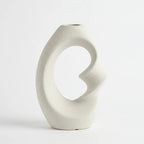 SD767 Ceramic Flower Vase Abstract Hollow Decorative Vase 25 cm