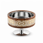 SM-4810 Wooden Serving Pot with Stand 22 x 26 cm