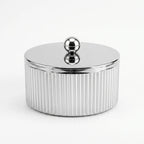 SM-4822 Candy Pot with Lid Silver Finish 15 x 7 cm