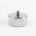 SM-4823 Candy Pot with Lid Silver Finish 10 x 4.5 cm
