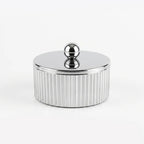 SM-4823 Candy Pot with Lid Silver Finish 10 x 4.5 cm