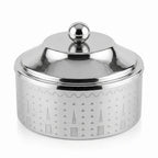 SM-4830 Candy Pot with Lid Silver Finish 15 x 7 cm