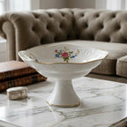 SR-032 Classic Garden Square Footed Serving Bowl – 9.5"