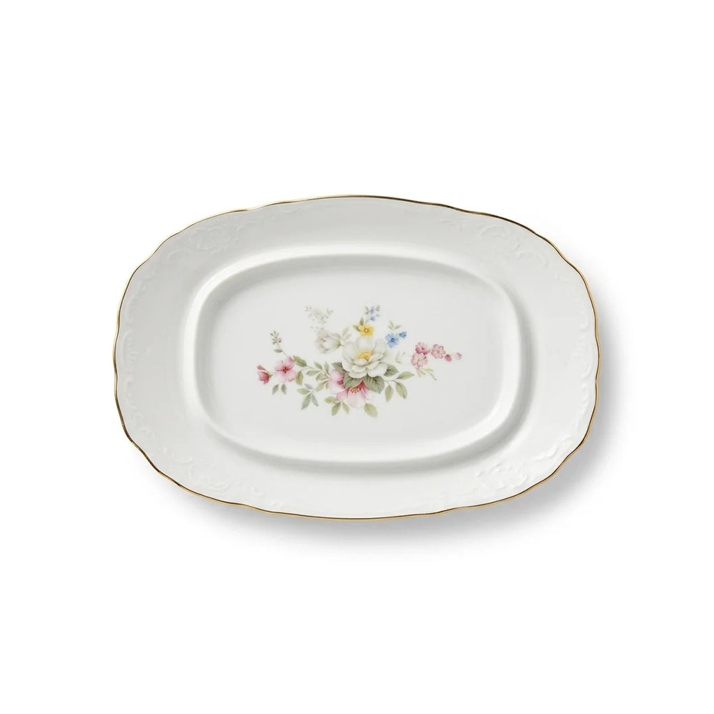 SR-033 Classic Garden Butter Dish with Lid – 23cm