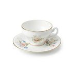 SR-006 Classic Garden Coffee Cup and Saucer Set of 6 – 90 ml