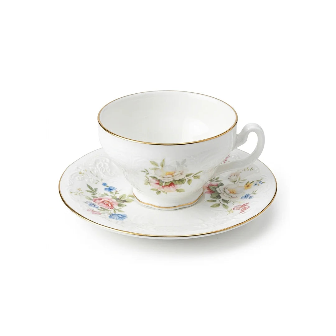 SR-006 Classic Garden Coffee Cup and Saucer Set of 6 – 90 ml