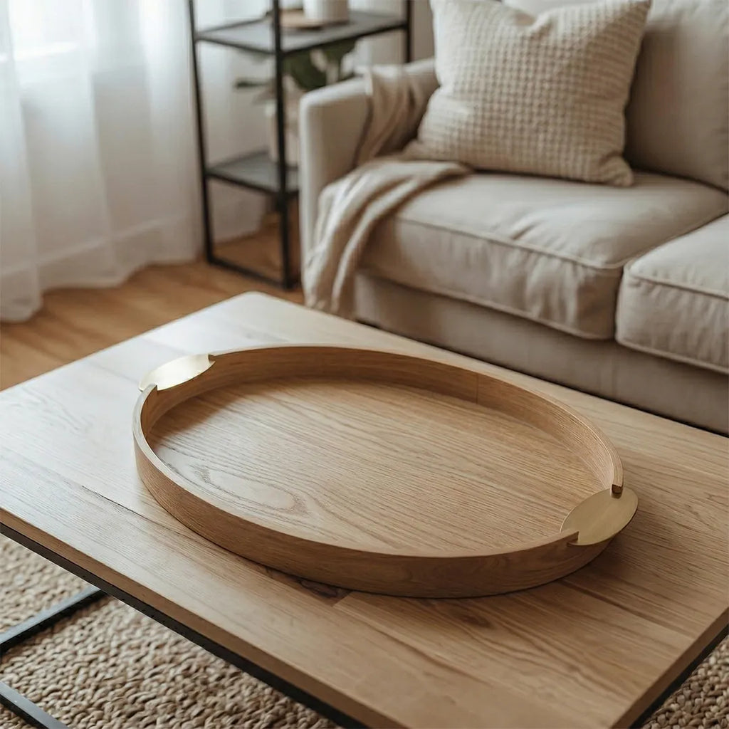 T25B0166 Luhpar Wooden Tray 40 cm