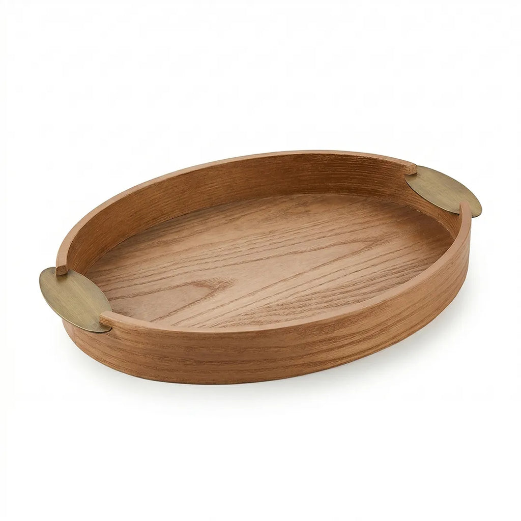 T25B0166 Luhpar Wooden Tray 32 cm