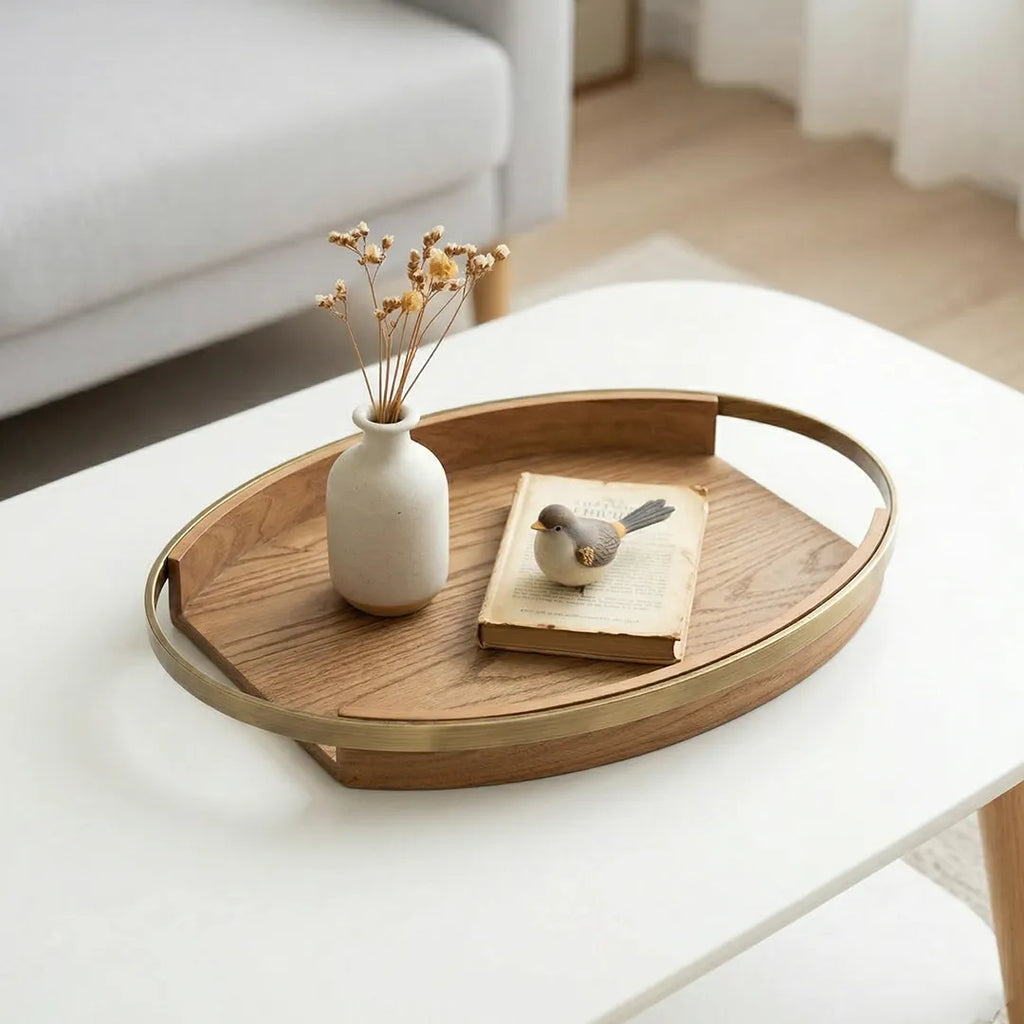 T25B0220 Luhpar Wooden Tray 30 cm