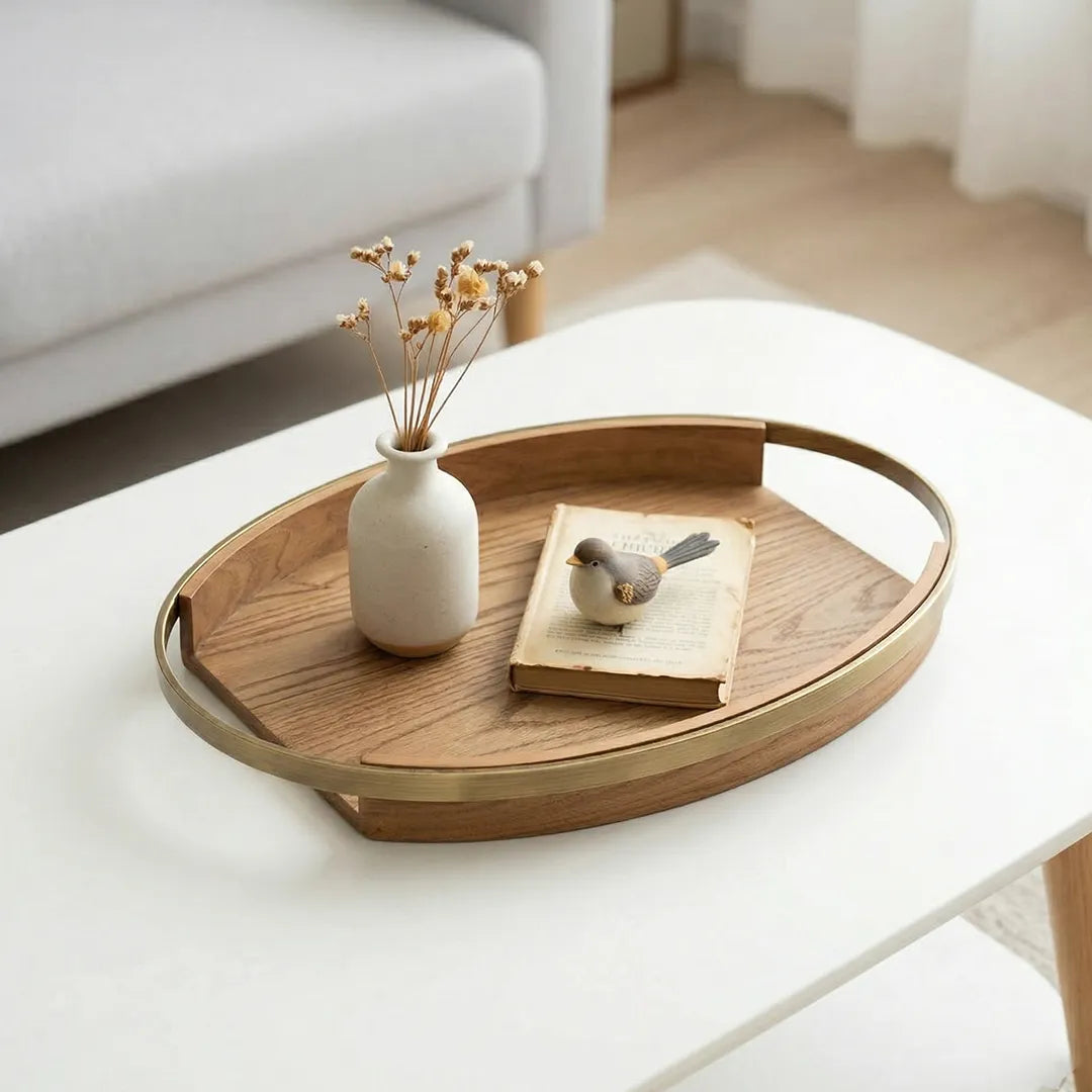 T25B0220 Luhpar Wooden Tray 30 cm