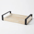 T26B6020 Luhpar Rectangular Wooden Serving Tray – Small (32 × 22 cm) & Large (40 × 26 cm)