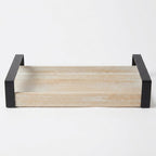 T26B6020 Luhpar Rectangular Wooden Serving Tray – Small (32 × 22 cm) & Large (40 × 26 cm)