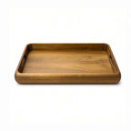T26B6025-XBY Luhpar Rectangular Wooden Serving Tray – Small (40 × 26 cm) & Large (46 × 30 cm)