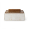 T26B6027  Luhpar Two-Tone Wooden Storage Box with Lid – Small & Large [20 × 13 cm / 25 × 18 cm]