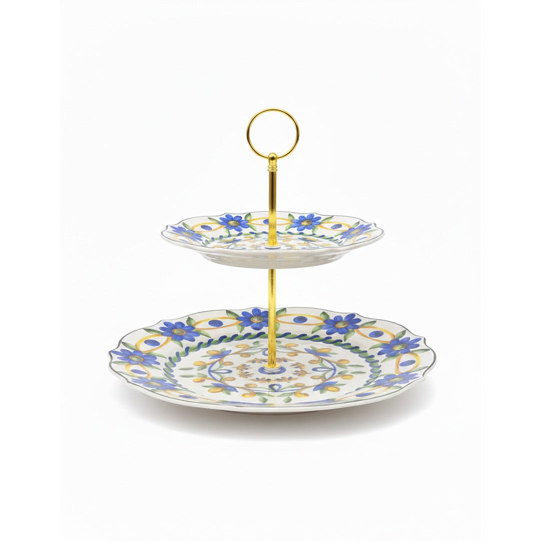 D24130A 2 Tier Cake Stand 8" + 11"