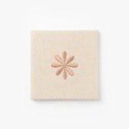 Artisanal Blush Floral Coasters – Set of 6, 10 × 10 cm