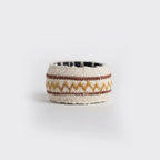 Artisanal Geometric Napkin Rings – Set of 6, 5 cm