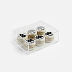 Artisanal Botanical Leaf Napkin Rings – Set of 6, 5 cm