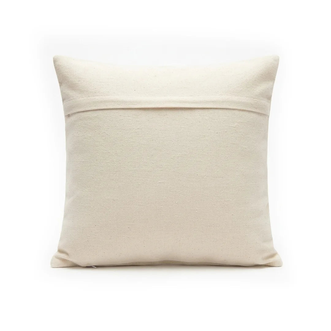 TR CUS 001 Artisanal Floral Vine Embroidered Cushion Cover – 43 × 43 cm