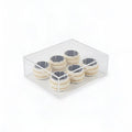 Artisanal Ivory & Gold Braided Napkin Rings – Set of 6, 5 cm