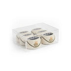 Artisanal Floral Embroidered Napkin Rings – Set of 6, 5 cm