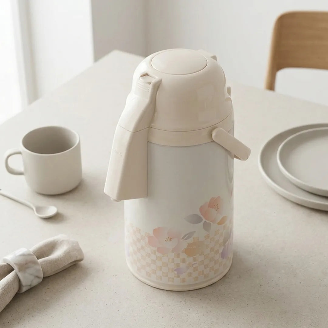 VRKE-30N-FC Zojirushi Air Pot Beverage Dispenser Camellia – 3.0 L