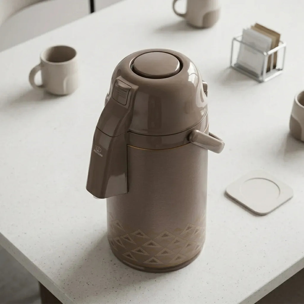 VRKE-30N-TZ Zojirushi Air Pot Beverage Dispenser Gold Brown – 3.0 L