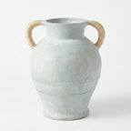 VT25A2169 Terracotta Vase Amphora Style with Handles 32 cm