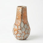 VT25A2512 Paper Mache Vase Textured Rustic Finish 30 cm