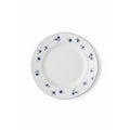 AB-007 Dessert Plate 8.5" Blue Rim