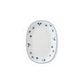 AB-011 Oval Plate 12" Blue Rim