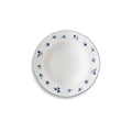 AB-001  Soup Plate Blue Rim