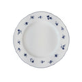 AB-009 Dinner Plate 12" Blue Rim