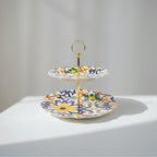 D24130D 2 Tier Cake Stand 8" and 11"