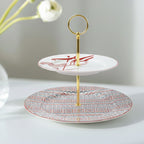 D25110 Two-Tier Cake Stand 7.5" + 10.5"