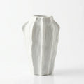 XXT56 Ceramic Flower Vase Modern Textured Decorative Vase 30 cm