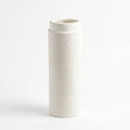 XXT83 Tall Ceramic Vase Minimal Textured Beige 30 cm
