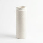 XXT83 Tall Ceramic Vase Minimal Textured Beige 30 cm
